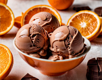 Chocolate Orange Ice Cream for 5 Ingredients or Less