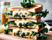 Gluten Free Kale Grilled Cheese