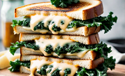 Gluten Free Kale Grilled Cheese