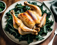 Gluten Free Roasted Chicken and Kale
