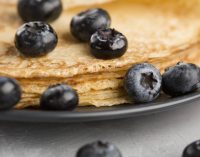 Lemon Blueberry Ricotta Pancakes
