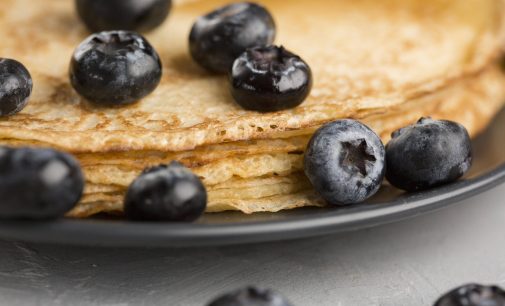 Lemon Blueberry Ricotta Pancakes