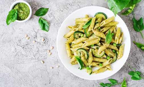 Edamame Pesto Pasta — A Green Obsession in a Bowl