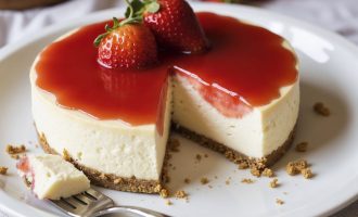 Vegan Strawberry Cheesecake (No-Bake, No Fuss, No Regrets)